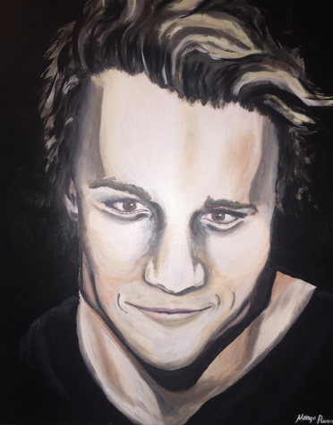 a portrait of Heath Ledger