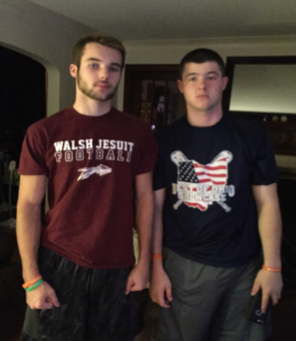 The Cook twins, Curtis and Connor, are juniors at Walsh Jesuit.