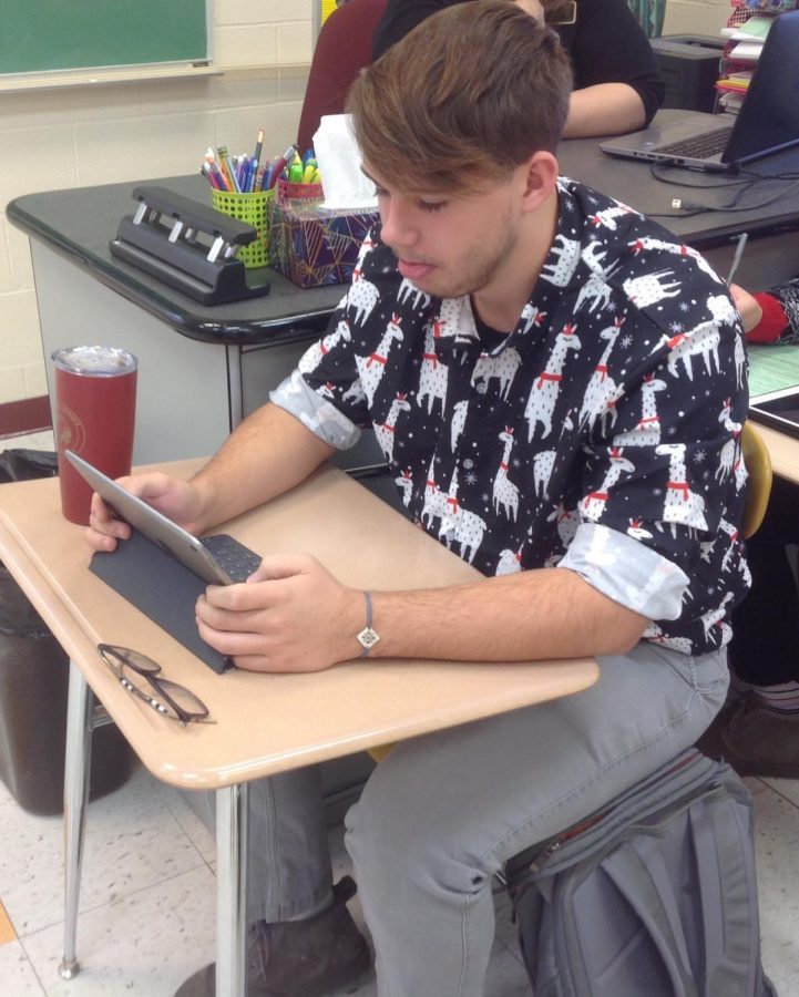 Senior Preston Bowers is greatly disappointed in seeing others being affected by cyber-bullying. 