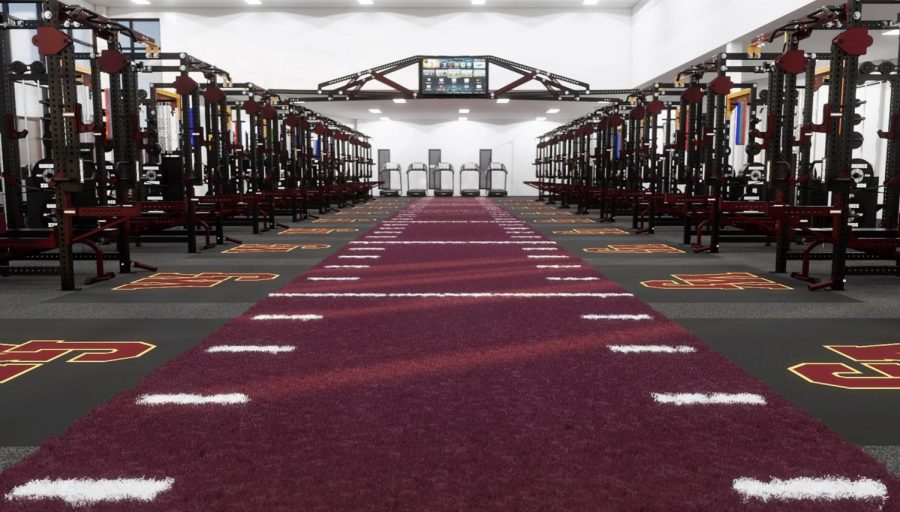 New Weight Room and Training Center nears completion