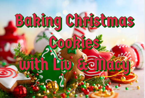 Baking Christmas cookies with Liv & Macy