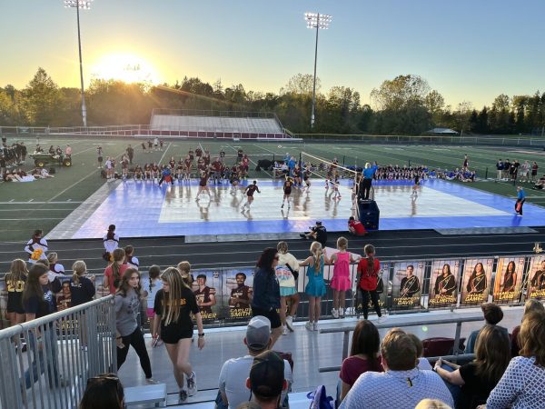 The September 25th matchup at Conway Memorial Stadium marked the region’s first outdoor high school volleyball game.